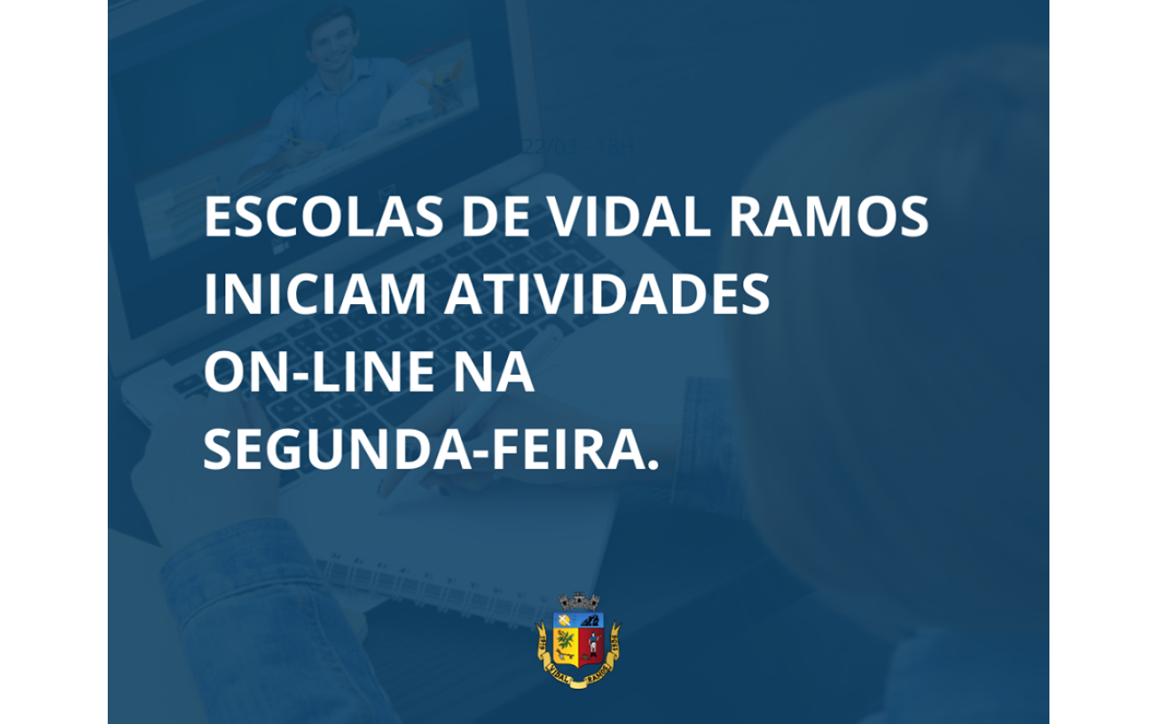 Aulas virtuais serão realizadas na rede municipal de ensino em Vidal Ramos