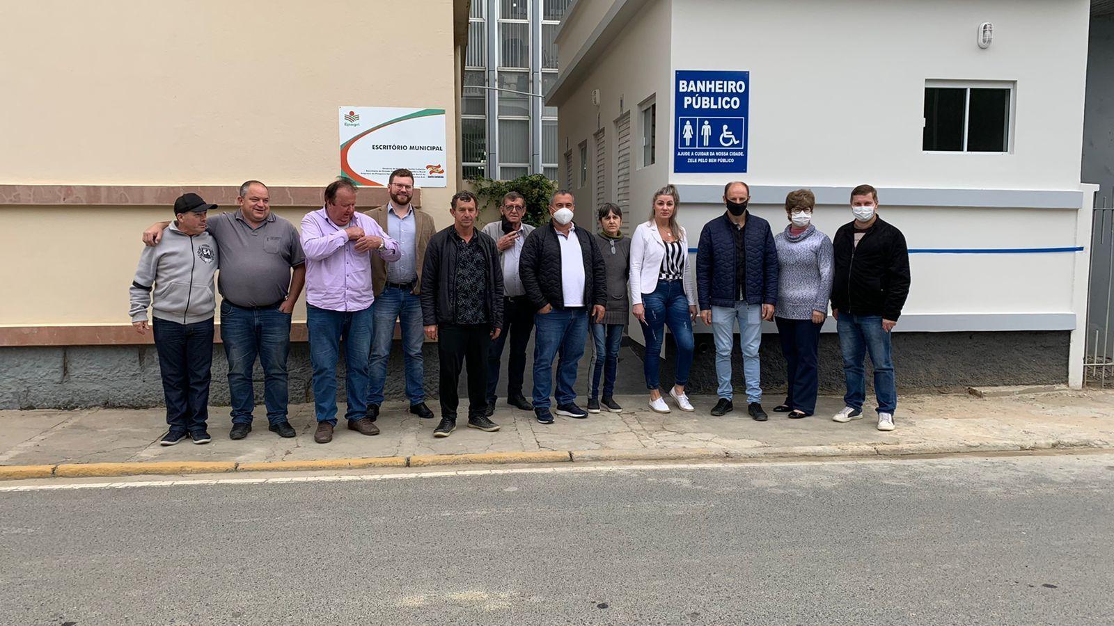 Banheiro Público é inaugurado em Alfredo Wagner