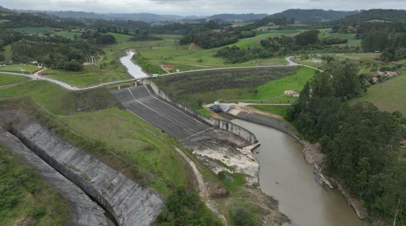 Barragem Sul de Ituporanga agora pode ser operada remotamente pela Defesa Civil em Florianópolis