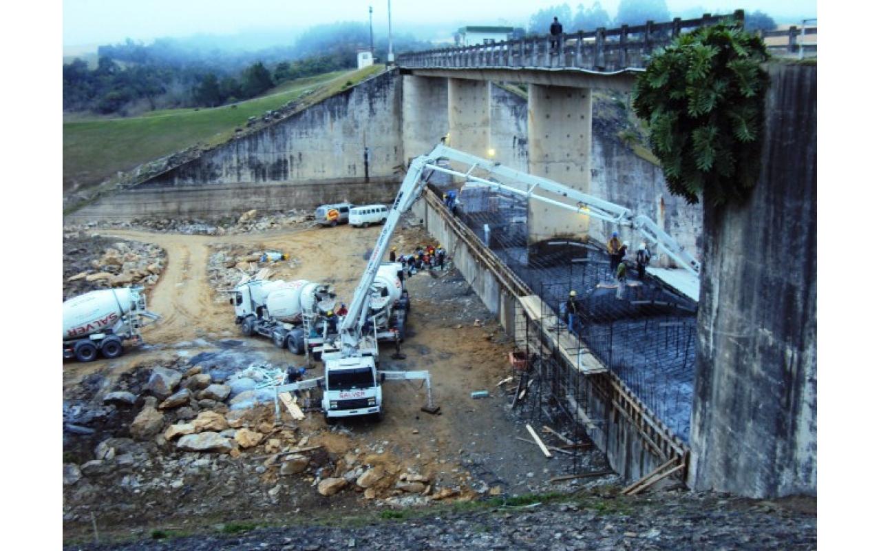 40% das obras da Barragem Sul de Ituporanga estão concluídas