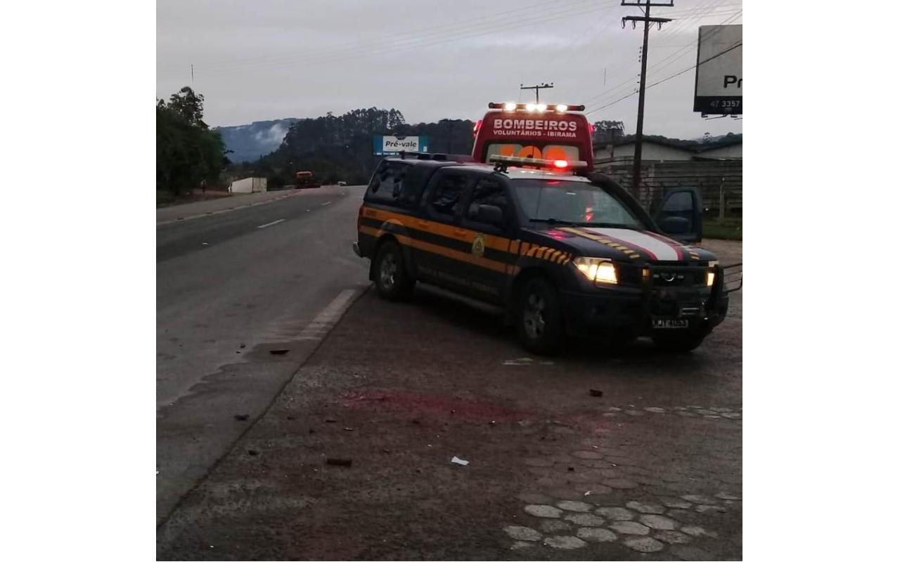 Bombeiro Voluntário morre em acidente de trânsito na BR 470, em Ibirama