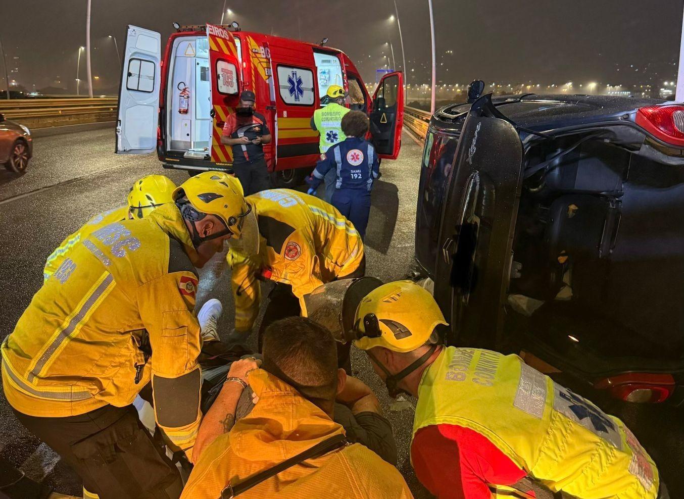 Bombeiros atenderam mais de sete mil acidentes de trânsito em SC até abril