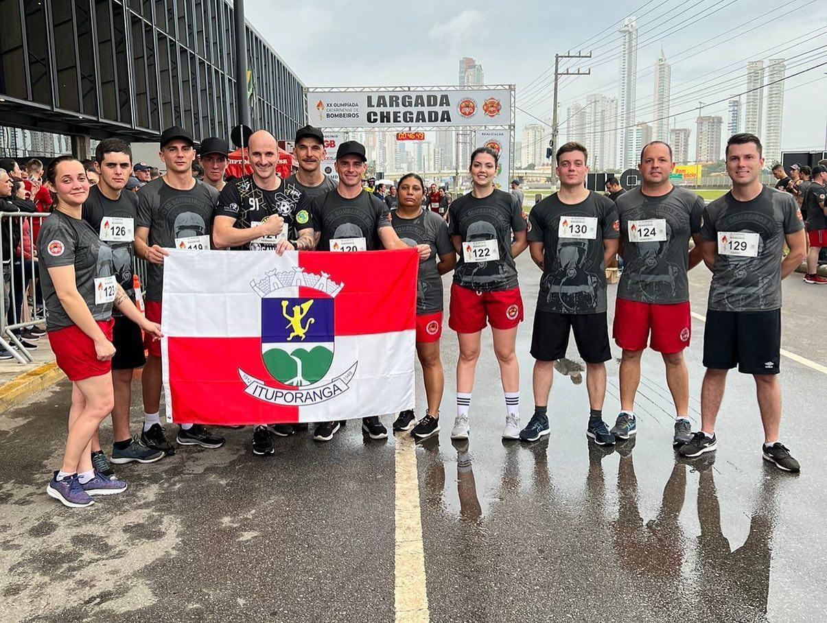 Bombeiros de Ituporanga participam da Olimpíada Catarinense de Bombeiros