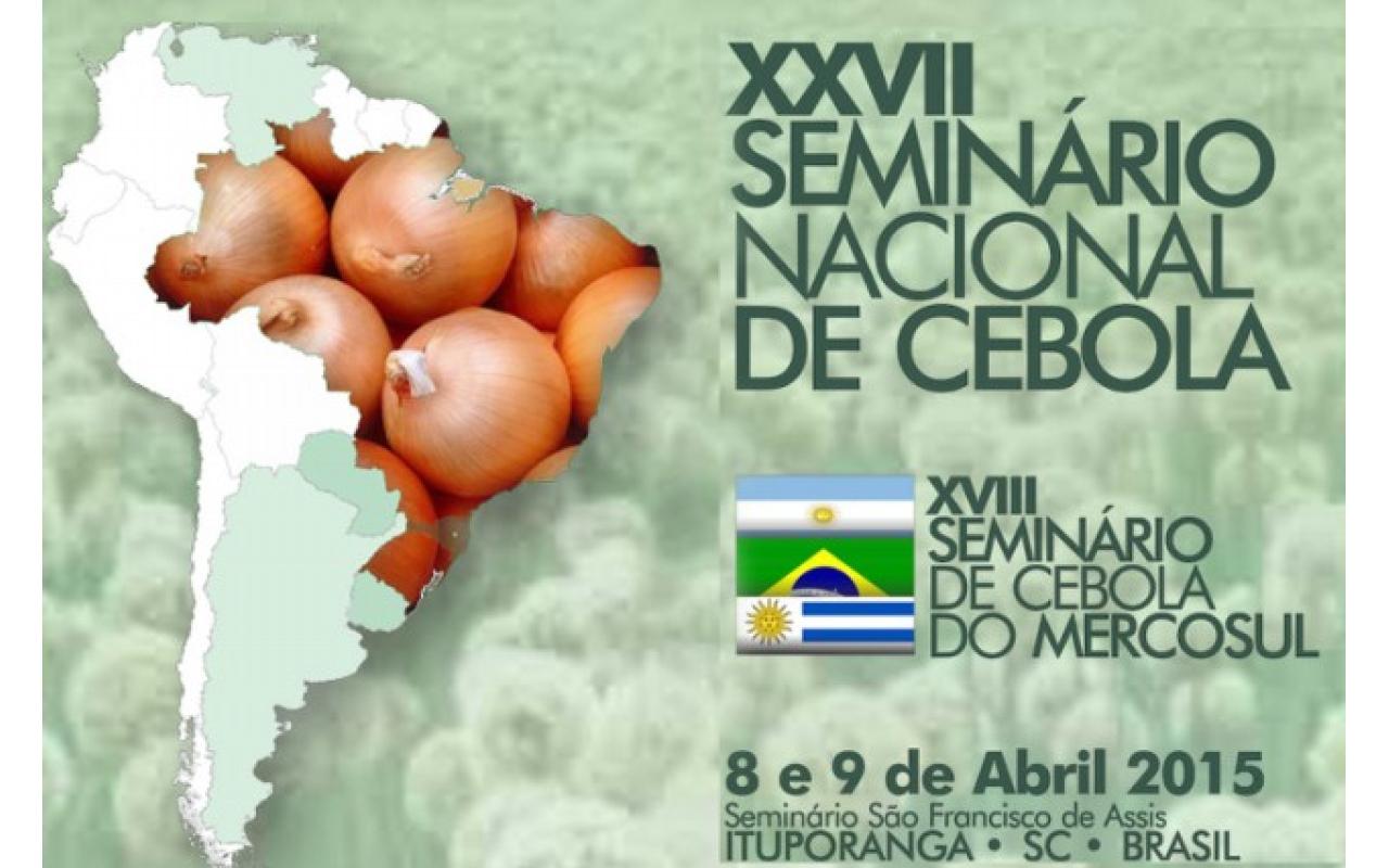 Segue nesta quinta-feira o Seminário Nacional da Cebola em Ituporanga