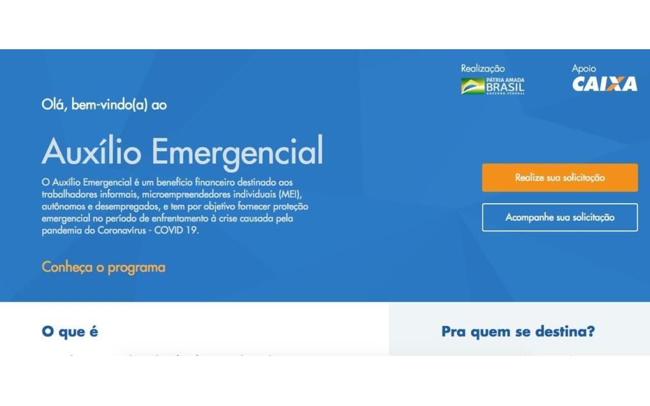 Caixa lança site e aplicativo para solicitar auxílio emergencial de R$ 600 