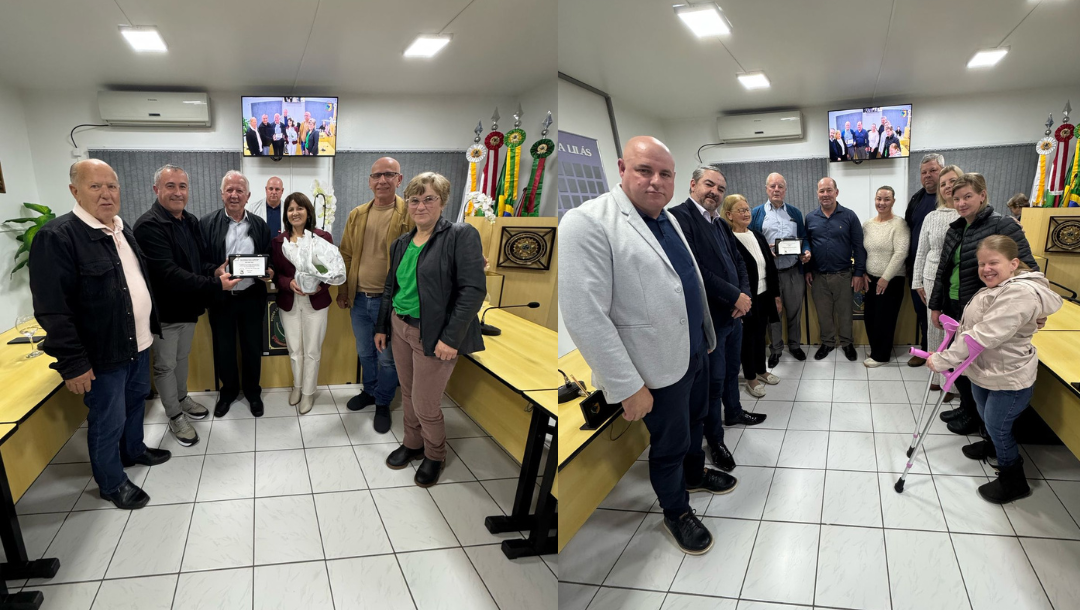 Câmara de Alfredo Wagner presta homenagem póstuma a Balcino Matias Wagner e concede título de cidadão honorário a Denir Horst