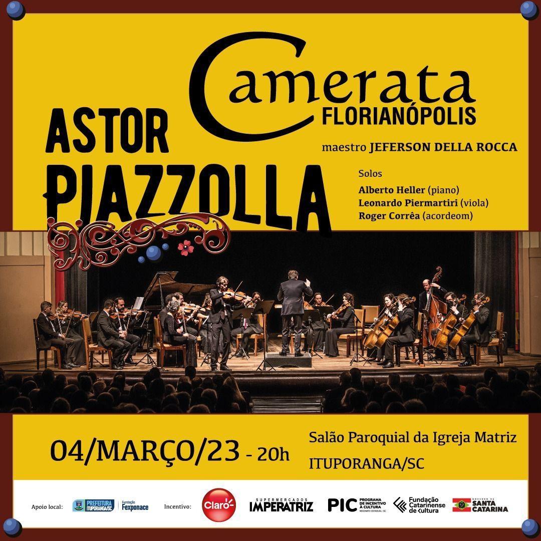 Camerata Florianópolis realiza apresentação em Ituporanga neste sábado dia 4 de março