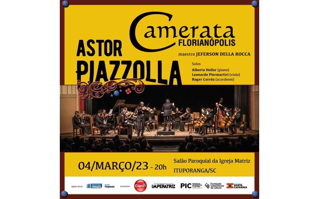 Camerata Florianópolis realiza apresentação em Ituporanga neste sábado dia 4 de março