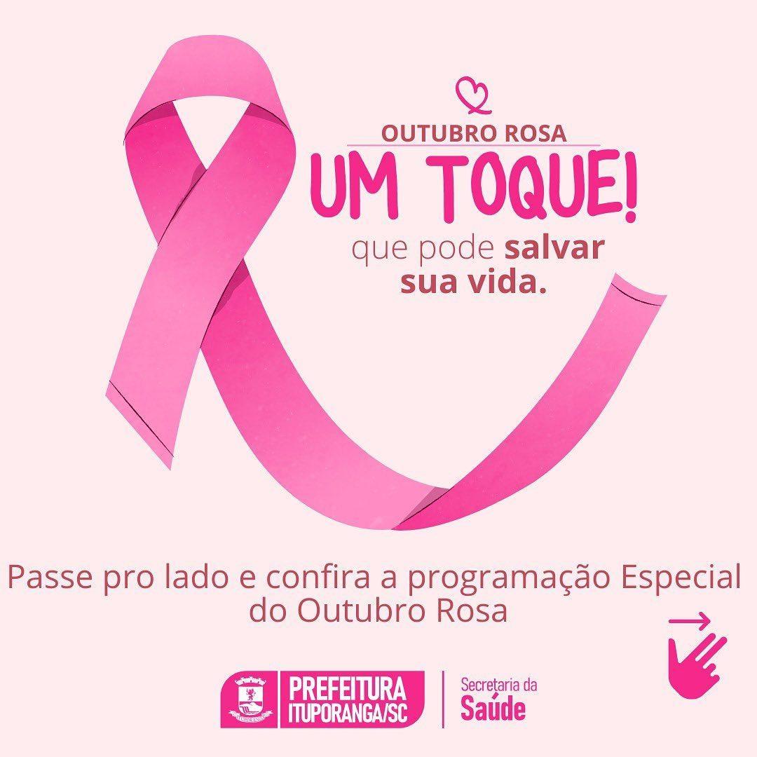 Caminhada no centro de Ituporanga marca o início da campanha Outubro Rosa