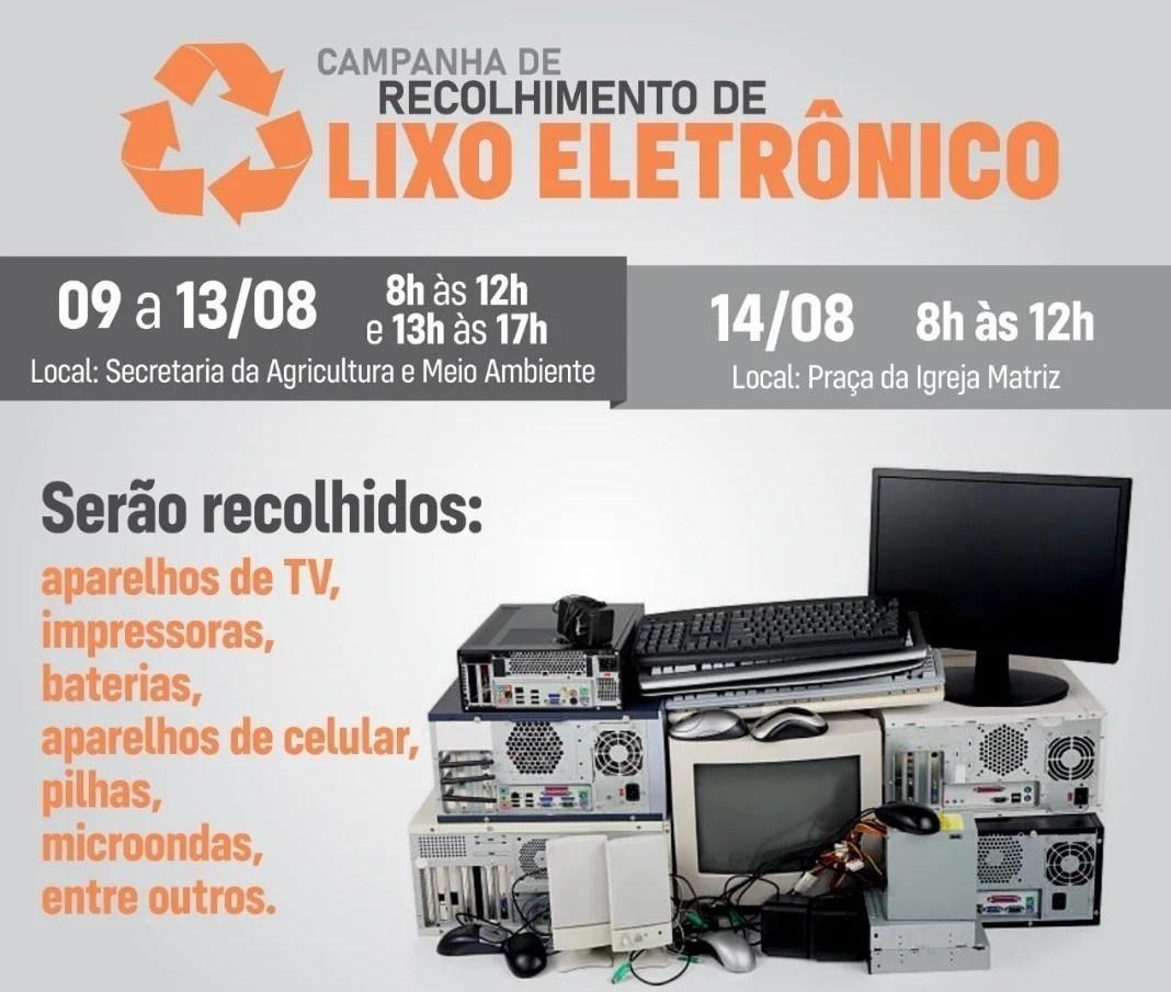 Campanha de recolhimento de Lixo Eletrônico segue em Ituporanga