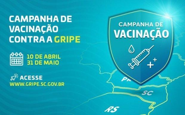 Campanha de Vacinação contra gripe será entre os dias 10 de abril e 31 de maio