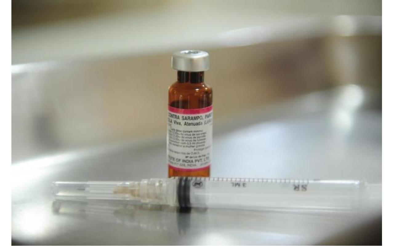 Campanha nacional de vacinação contra o sarampo inicia nesta segunda-feira 