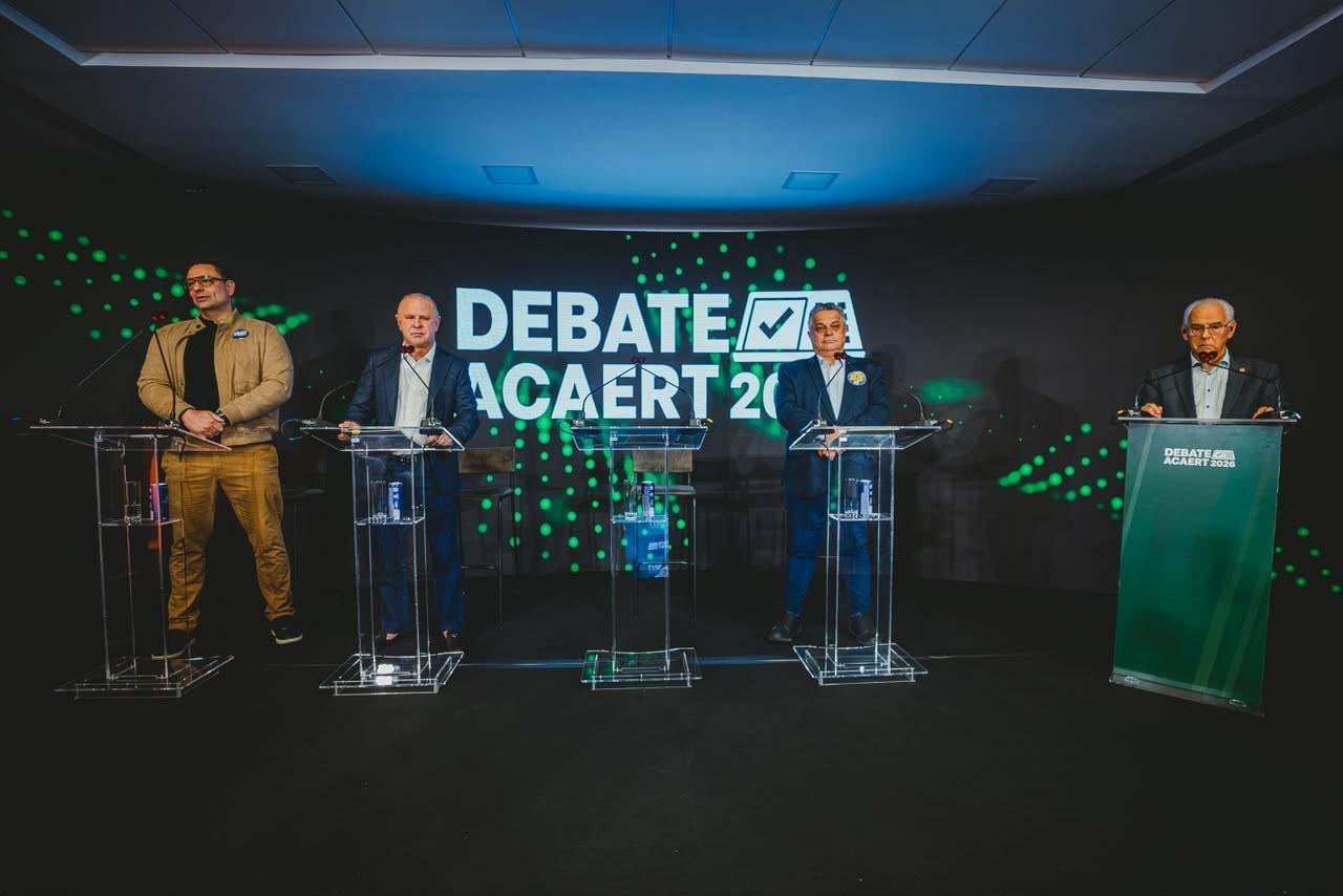 Candidatos ao Governo de SC apresentam propostas no Debate ACAERT