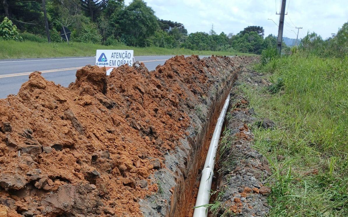 Casan amplia rede de água em Ituporanga
