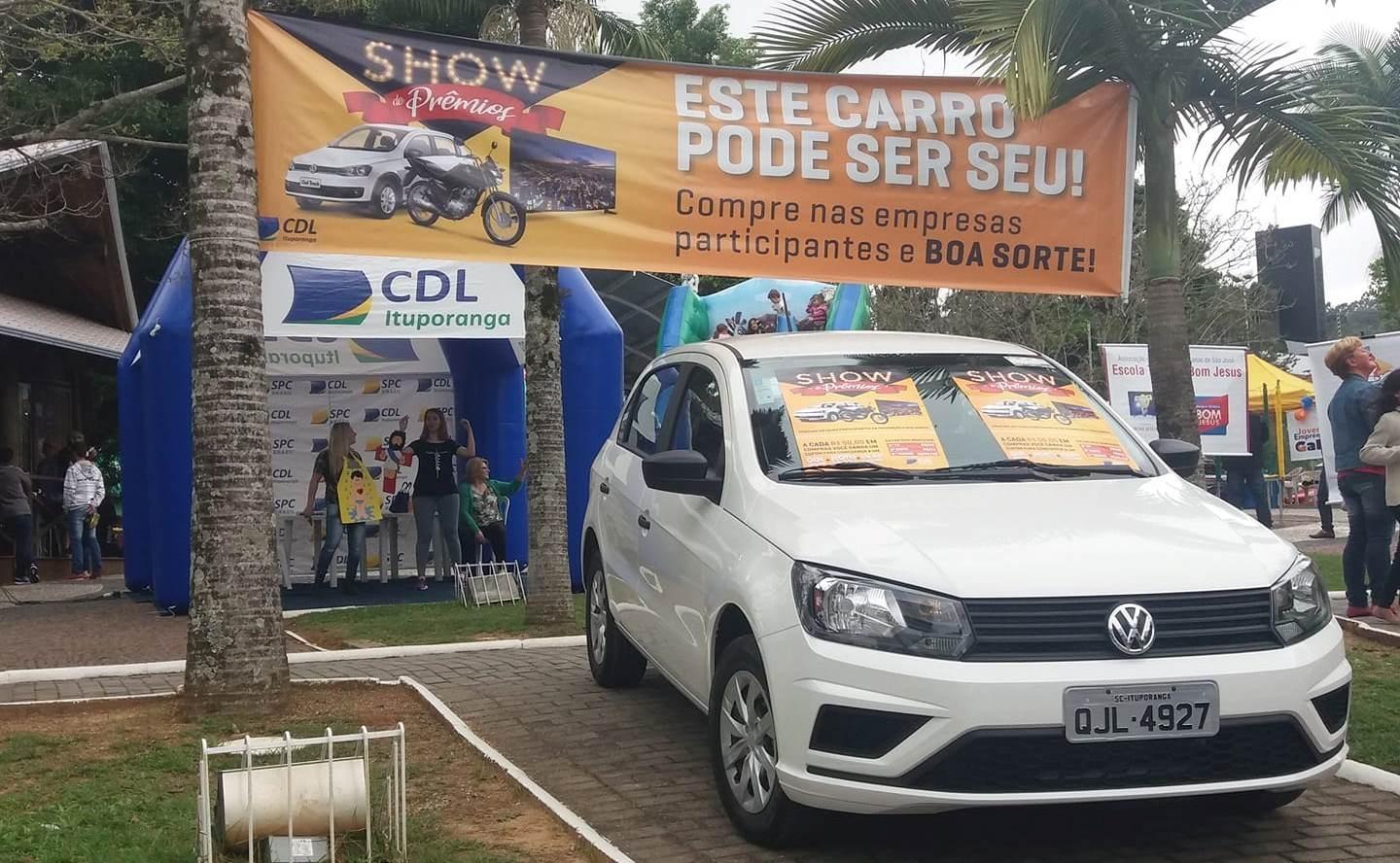 CDL de Ituporanga sorteia na próxima semana o carro do Show de Prêmios