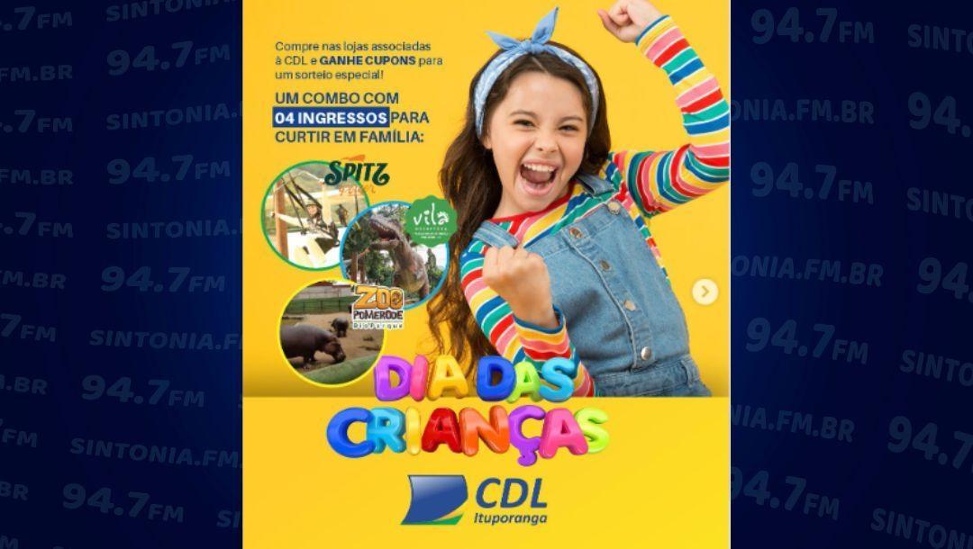 CDL sorteia ingressos para Zoológico, Parque dos Dinossauros e Spitz Pomer pelo dia das crianças