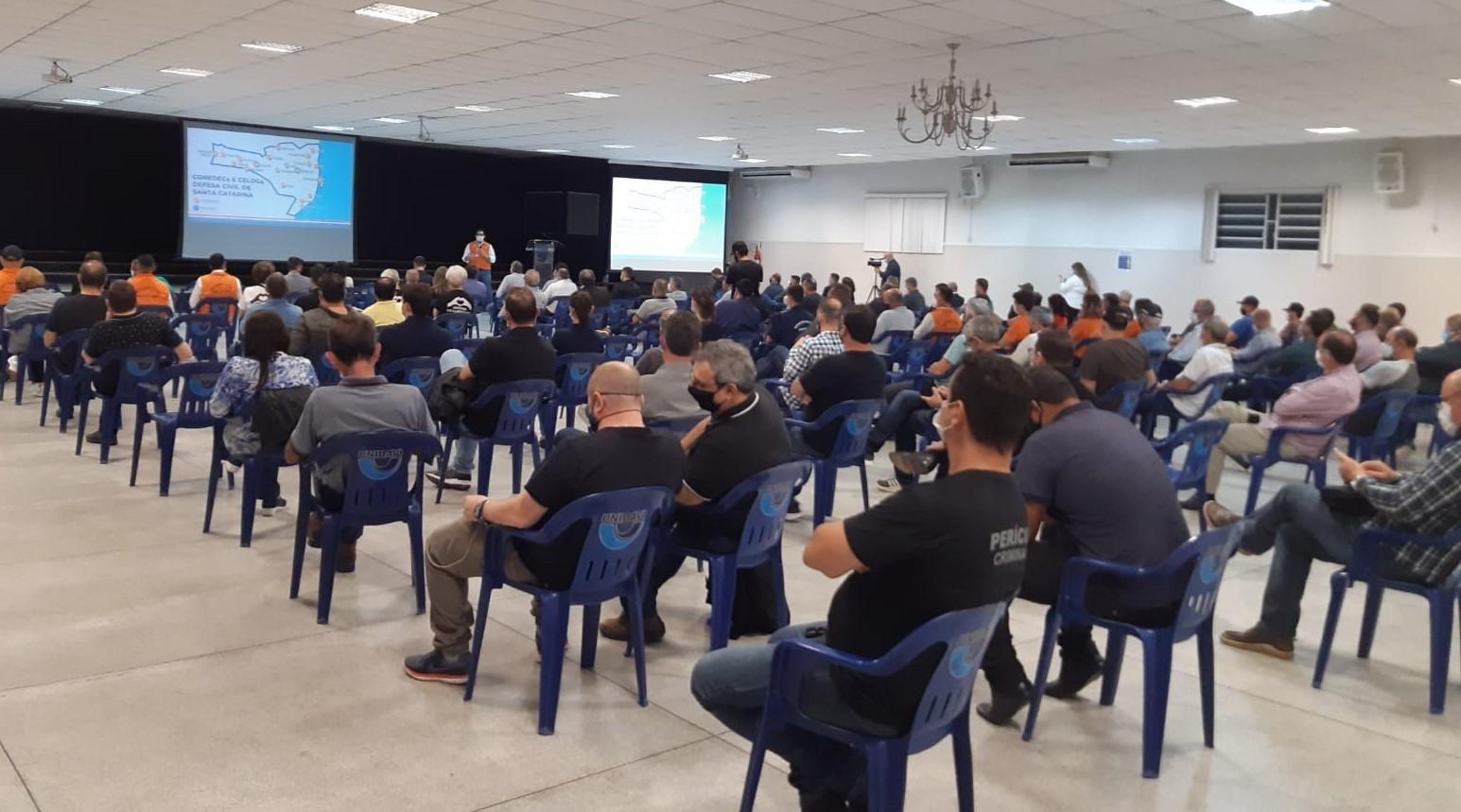 Chefe da Defesa Civil de SC apresenta ações no Alto Vale