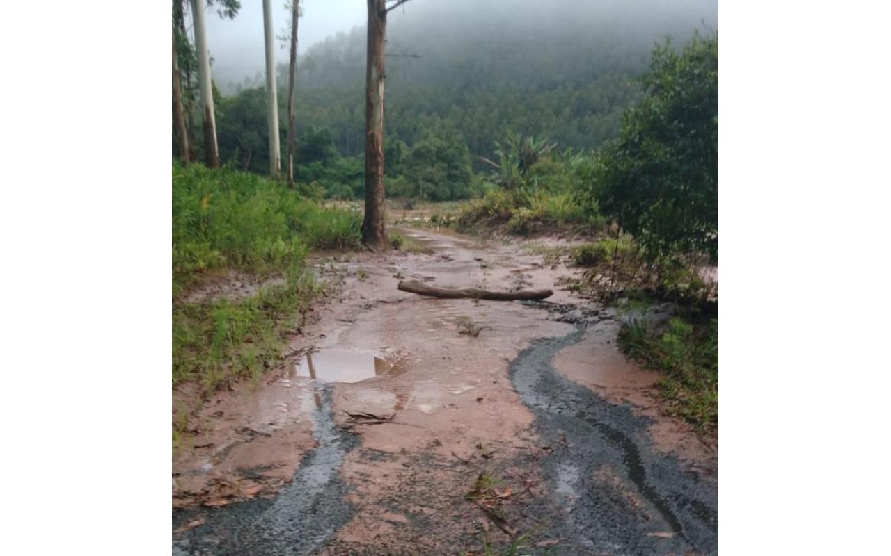 CHUVA: localidade de Taió é atingida por temporal na madrugada