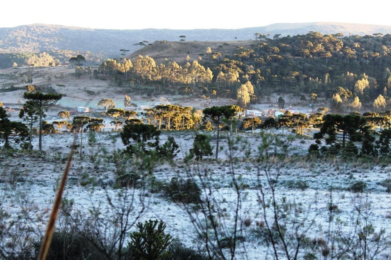 Cidades de Serra Catarinense têm temperaturas abaixo de zero
