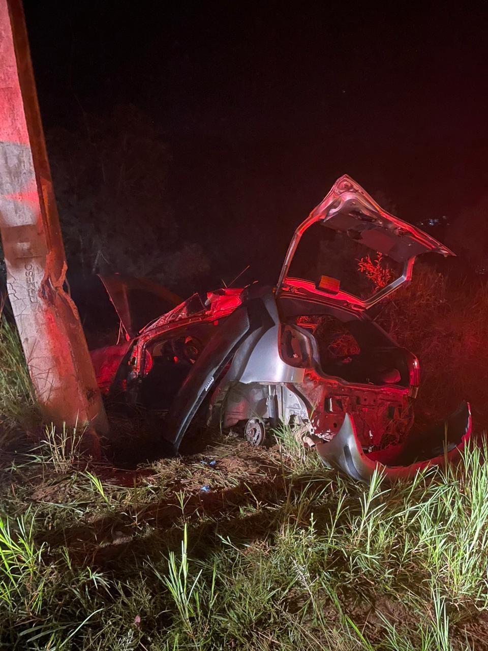 Cinco pessoas ficam feridas em grave acidente na SC-110 em Petrolândia