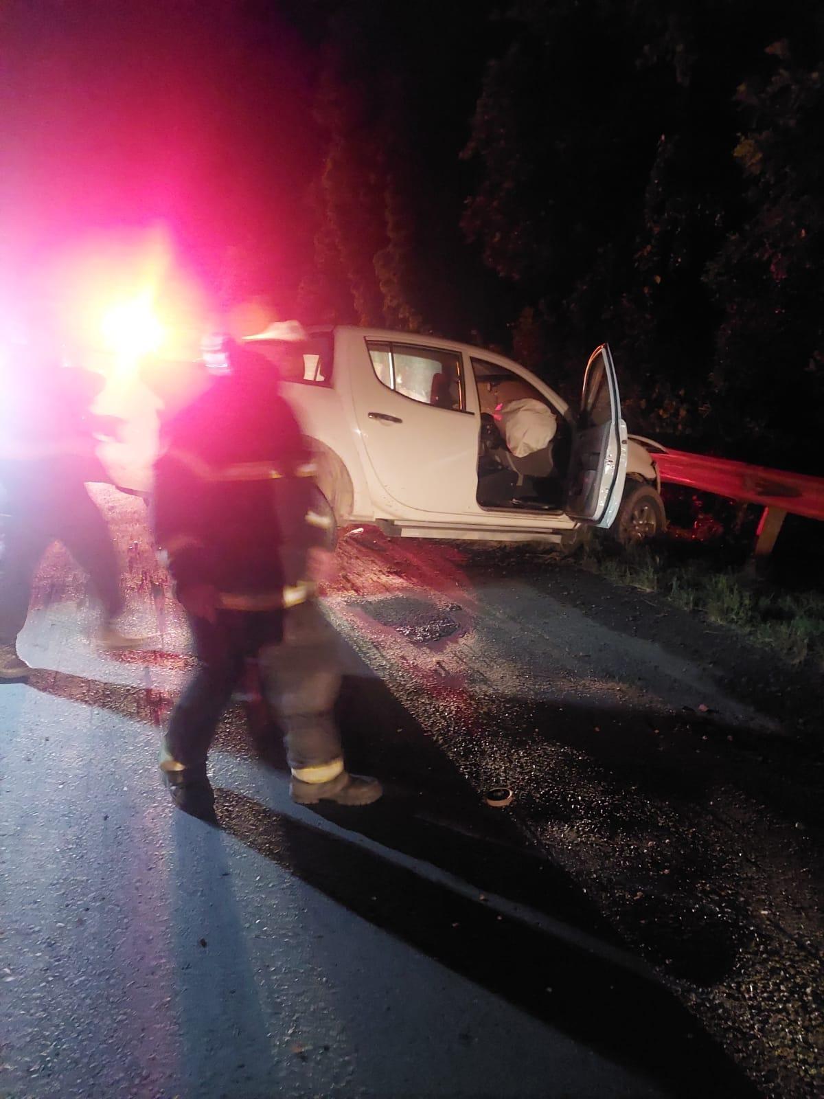 Colisão entre veículos deixa mulher ferida em Bom Retiro