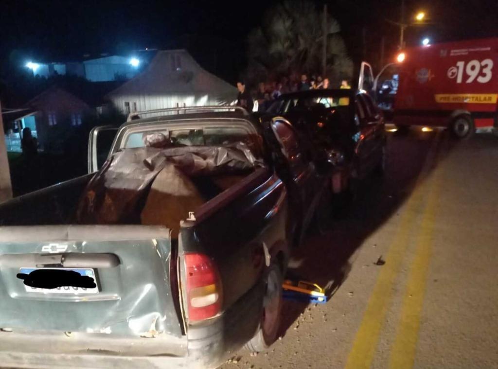 Colisão frontal com vítima fatal no Alto Vale