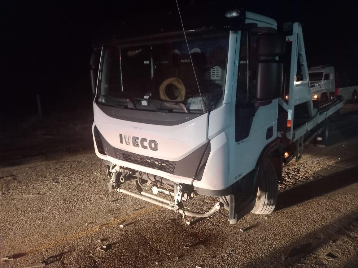 Colisão traseira é registrada na SC-350, em Aurora