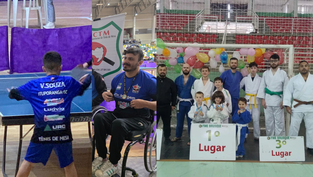 Com incentivo da Administração, judô e tênis de mesa garantem medalhas para Ituporanga em competições pelo Estado