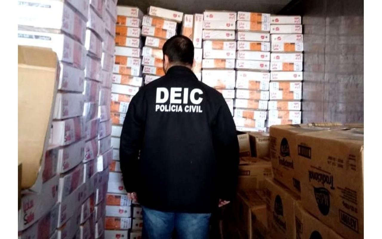Comércios de Rio do Sul e Ibirama vendiam produtos de cargas roubadas