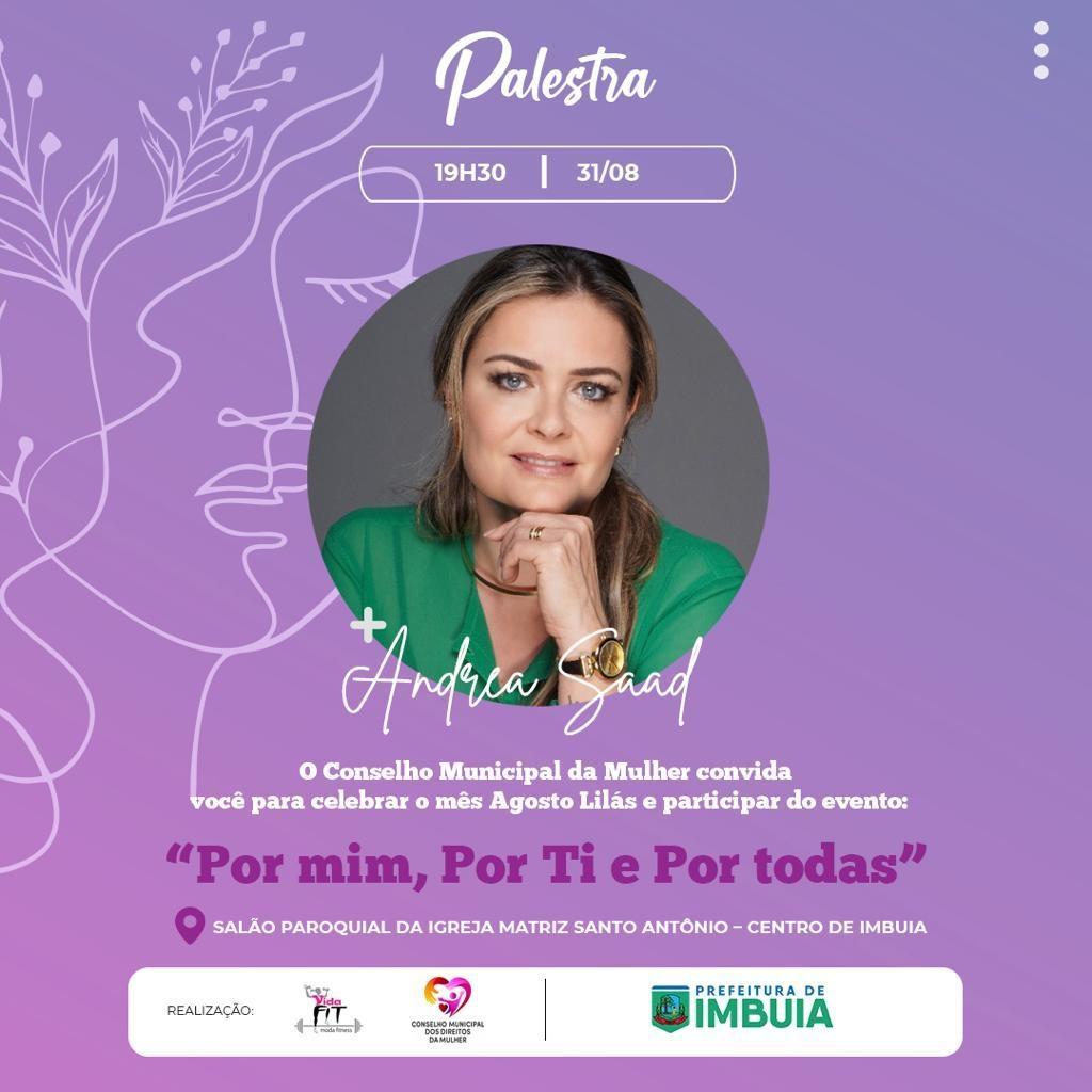 Conselho da Mulher de Imbuia em parceria com empresa lança produtos para a campanha Agosto Lilás
