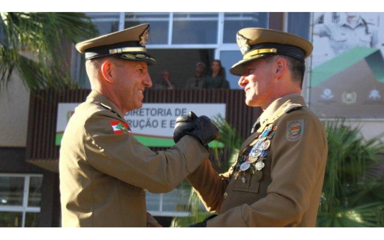 Coronel Marcelo Pontes assume o comando-geral da Polícia Militar de Santa Catarina