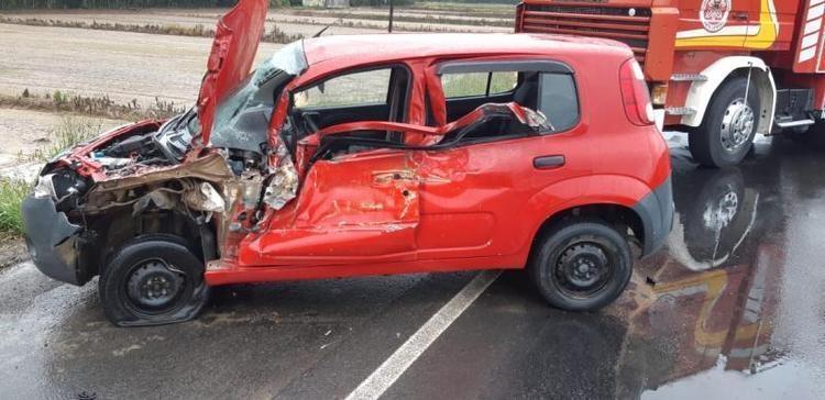 Criança de dois anos morre em acidente na BR-470 em Pouso Redondo, no Alto Vale 