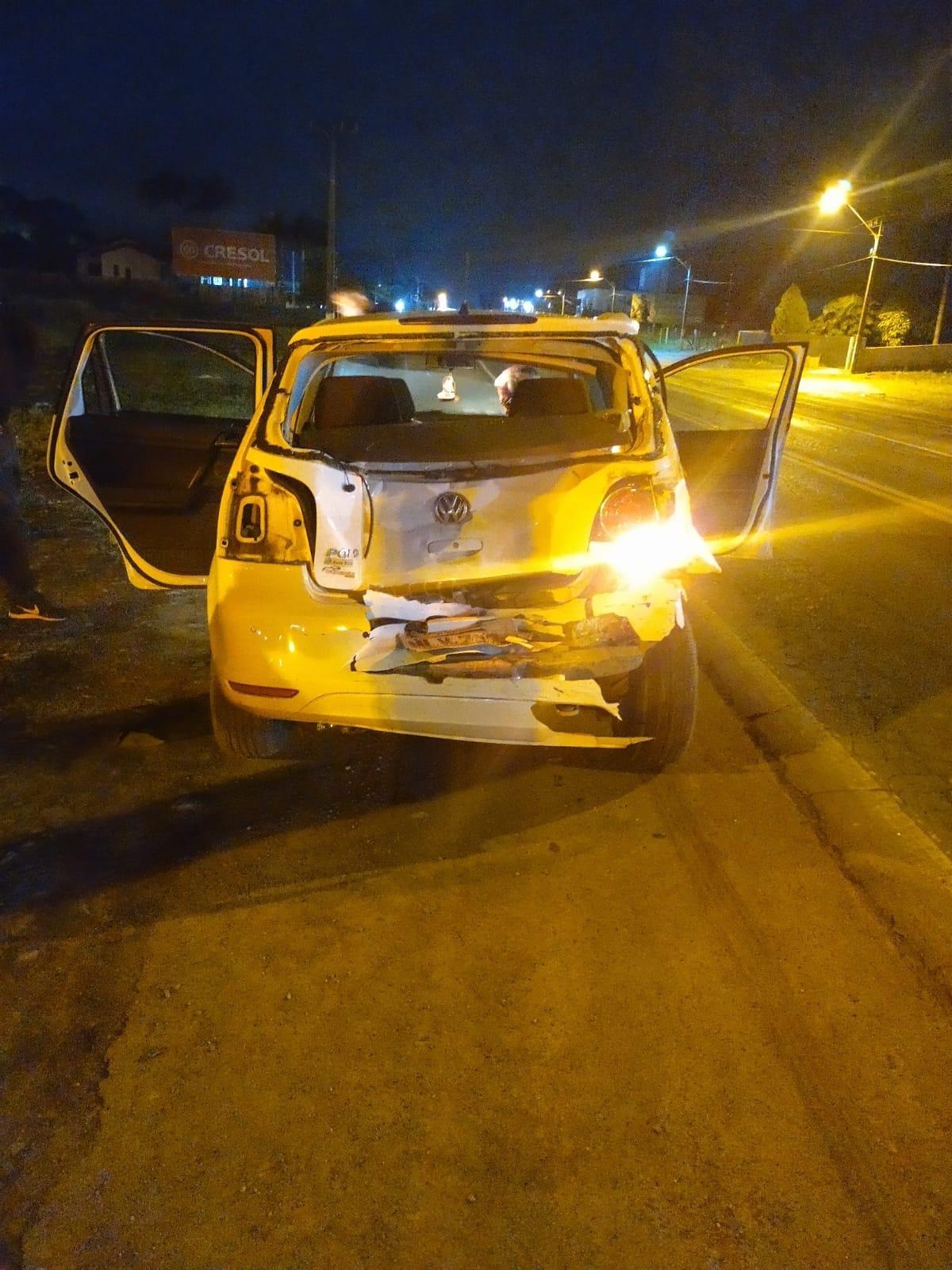 Criança fica ferida em colisão na SC-350 em Cerro Negro Ituporanga