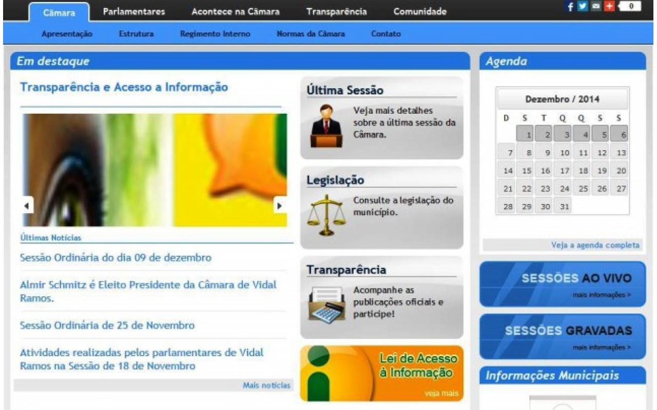 VIDAL RAMOS - Câmara de Vereadores devolve dinheiro a Administração Municipal