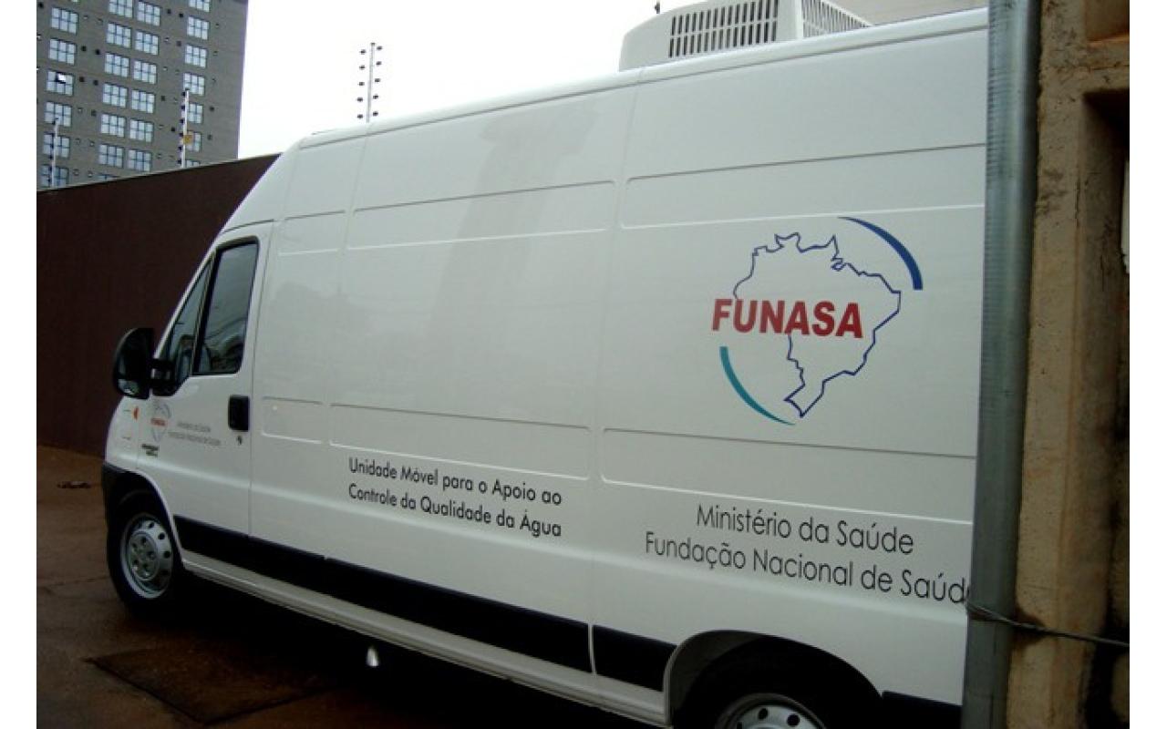 IMBUIA: Unidade Móvel da FUNASA realiza análise de água em vários locais no município