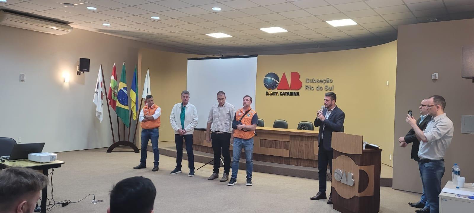 Defesa Civil de Rio do Sul realiza audiência pública sobre o Plano de Contingência