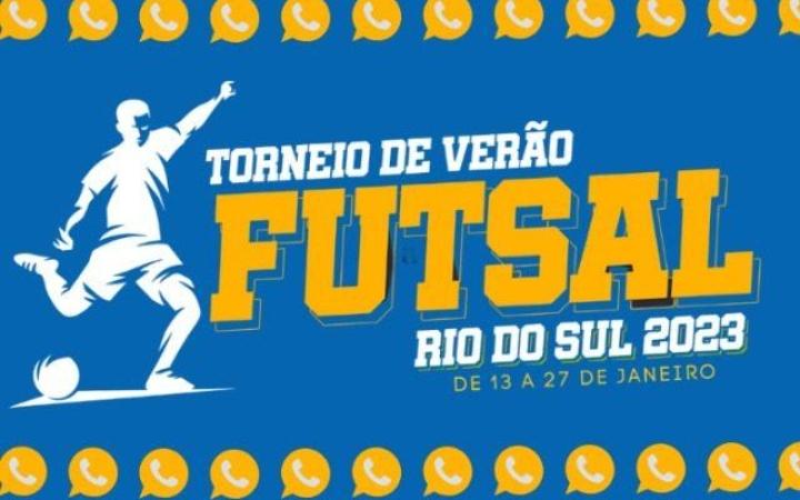 Definidas as chaves  do Torneio de Verão de Rio do Sul