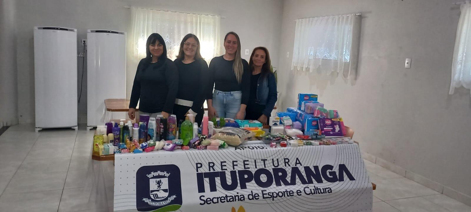 Departamento de Cultura de Ituporanga arrecada 400 itens de higiene para abrigo de Vidal Ramos