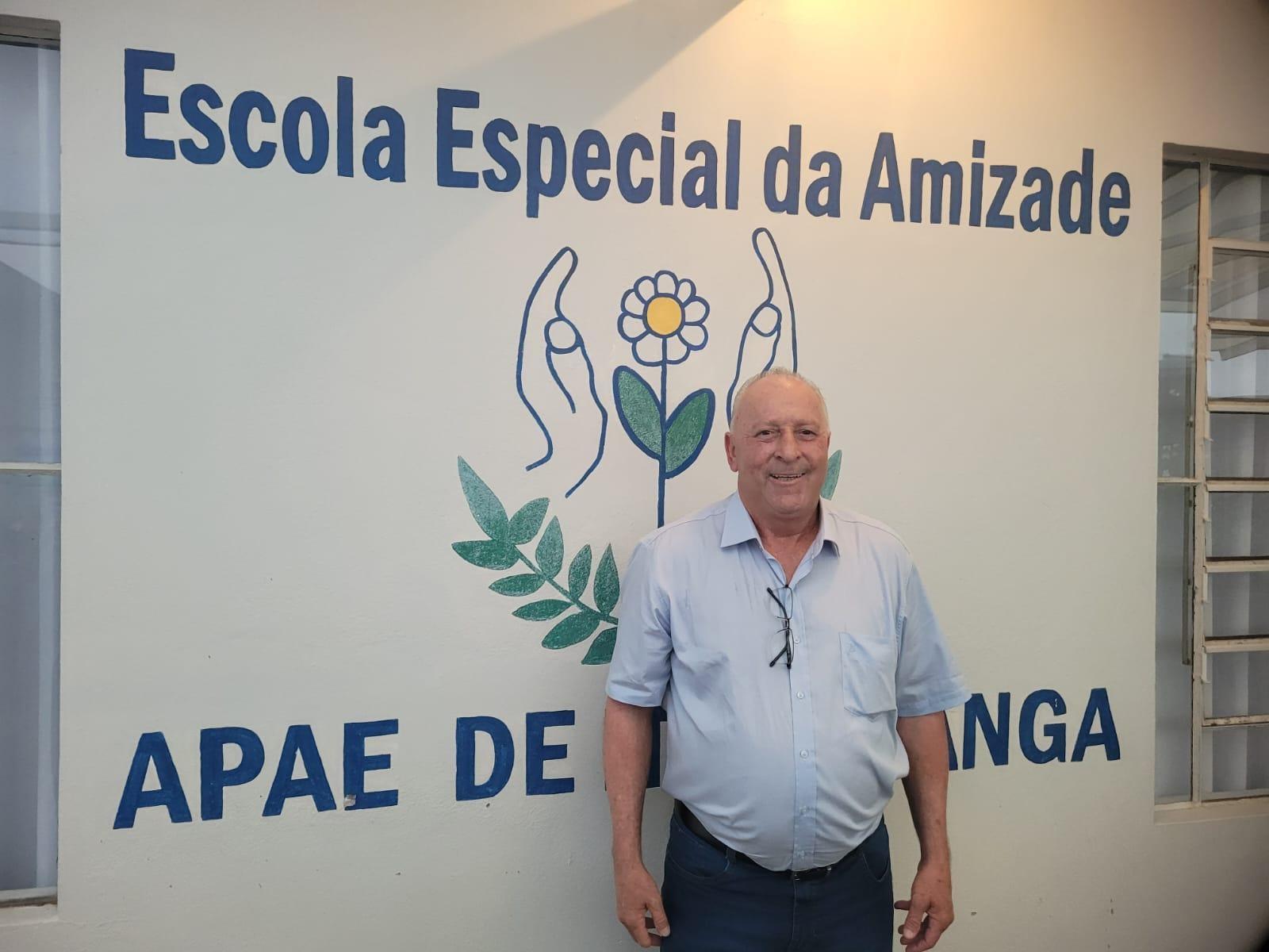Deputado Oscar Gutz cumpre agenda em Ituporanga e se compromete em buscar recursos para a APAE