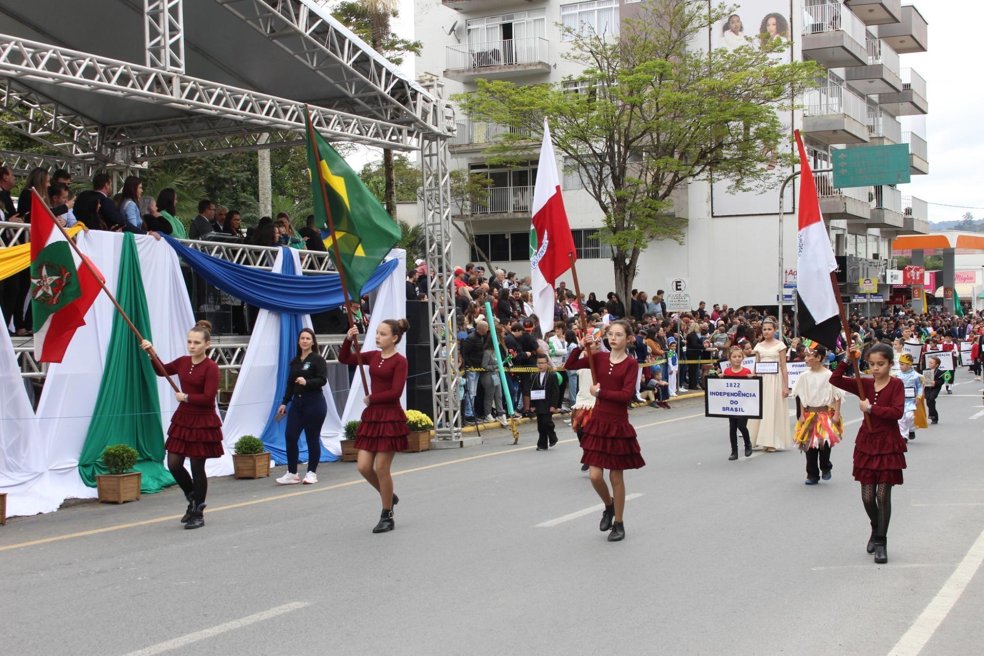 Desfile Cívico de 7 de setembro em Ituporanga neste ano terá uma novidade