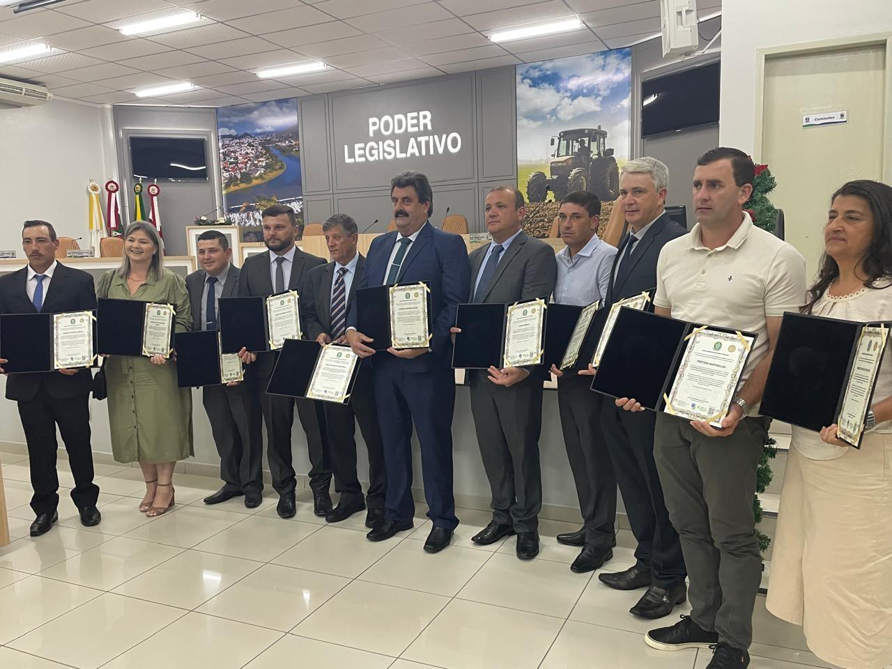 Diplomação oficial dos eleitos para o mandato 2025/2028 de Chapadão do Lageado