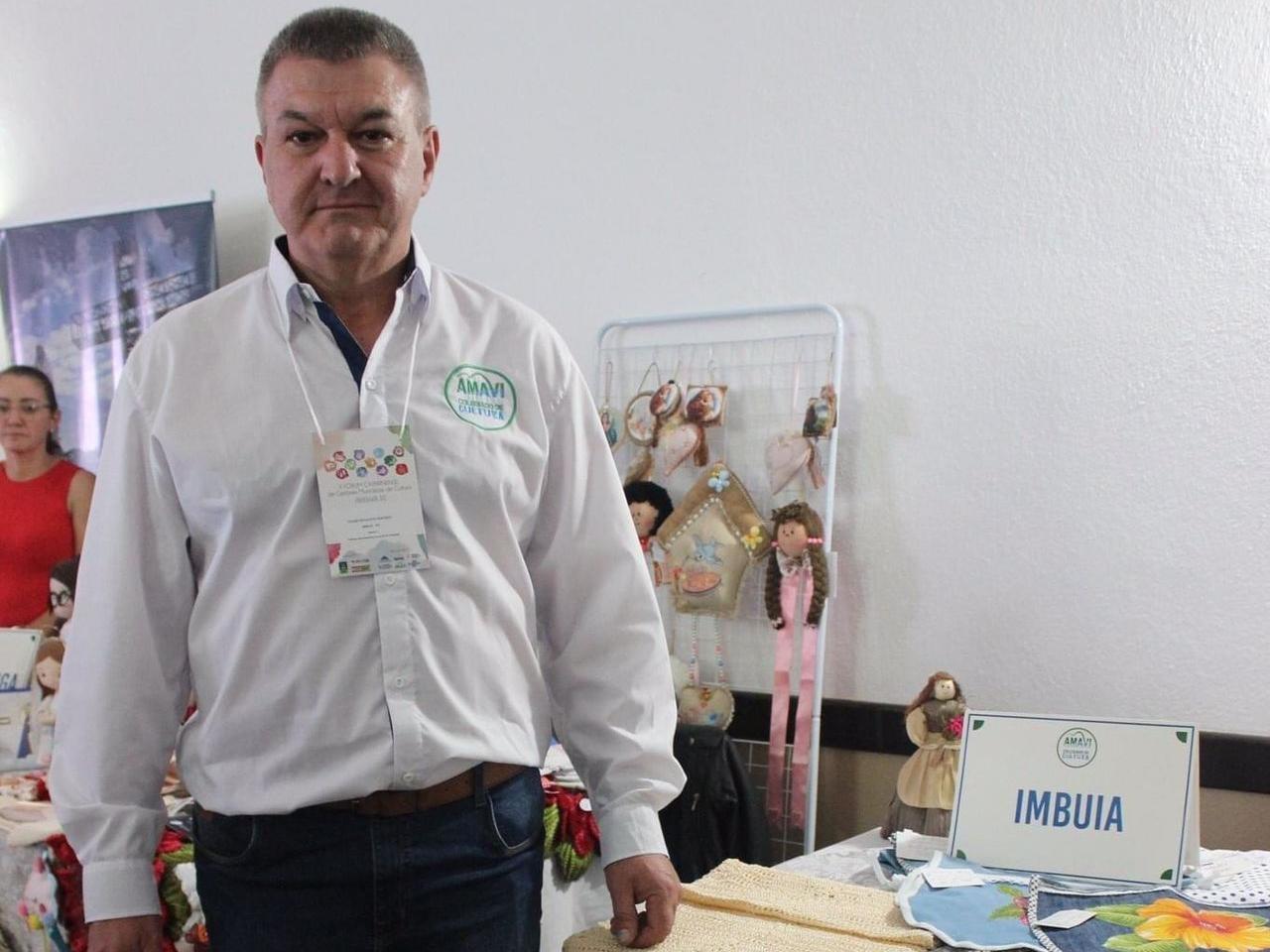 Diretor de Turismo de Imbuia representa município no 10º Fórum Catarinense de Cultura
