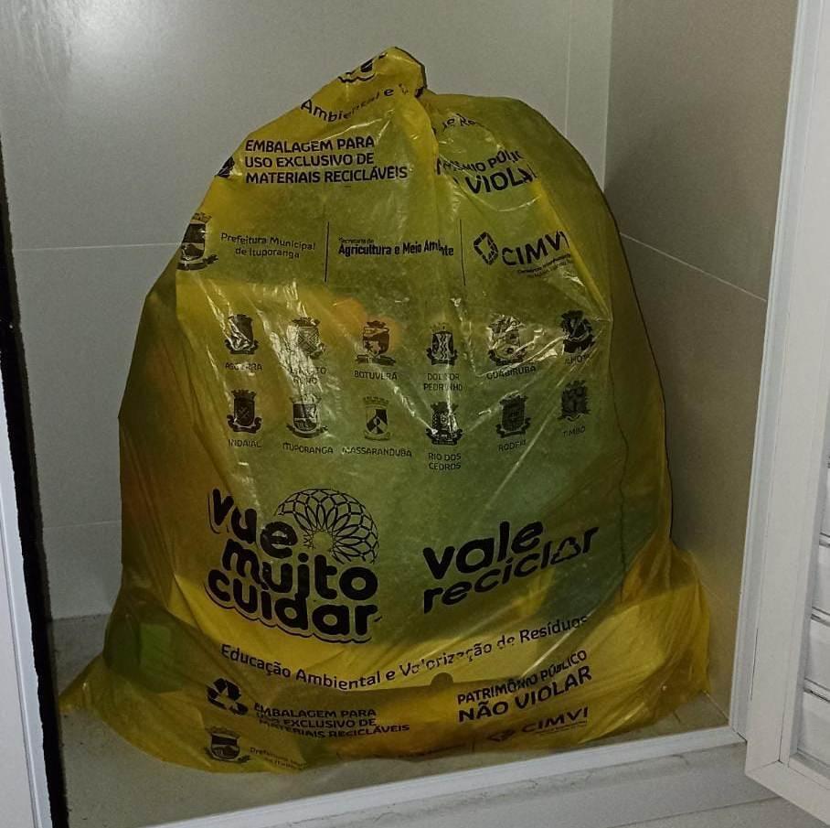 Distribuição de nova remessa de sacos para lixo reciclável inicia na próxima semana em Ituporanga