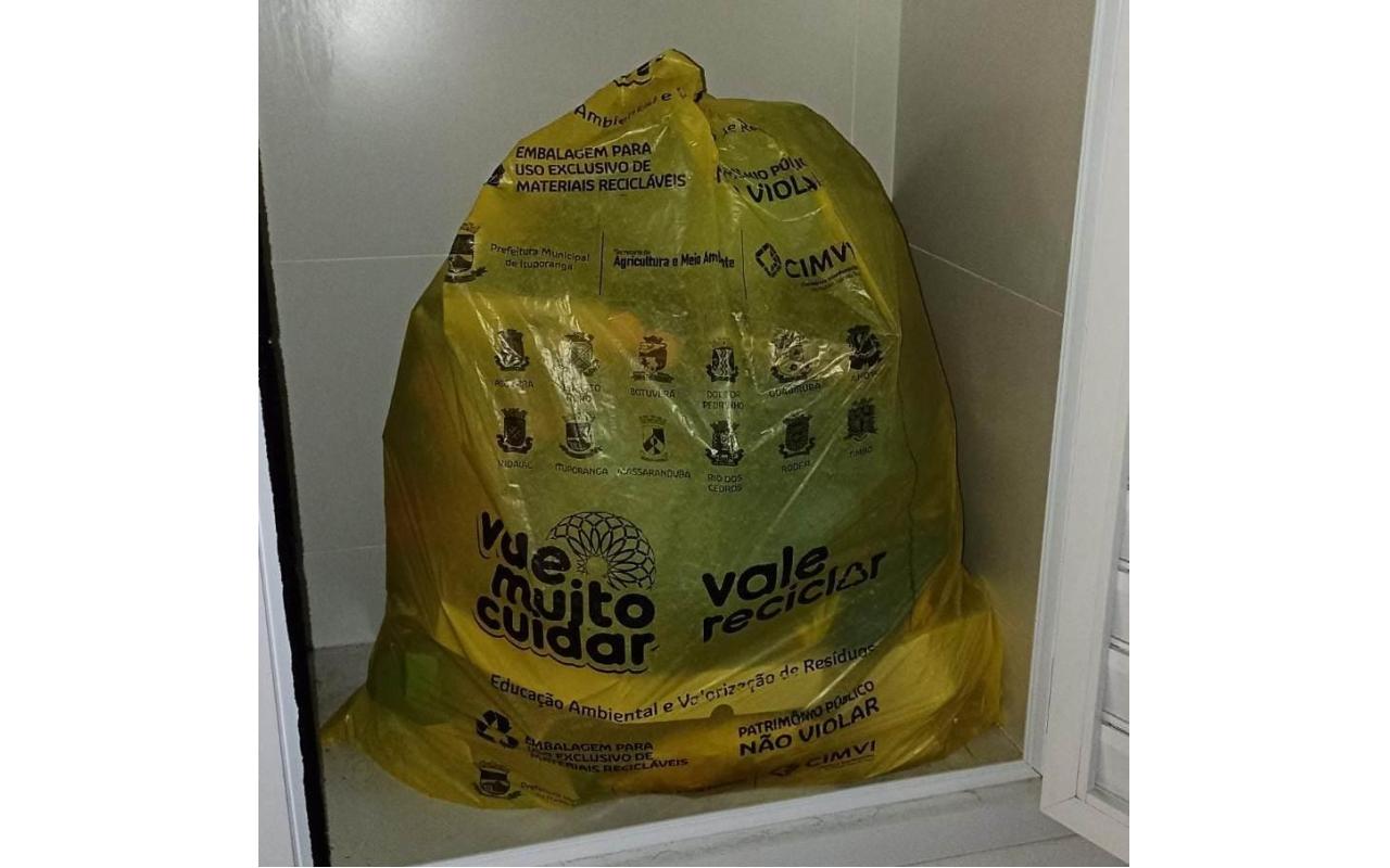 Distribuição de nova remessa de sacos para lixo reciclável inicia na próxima semana em Ituporanga