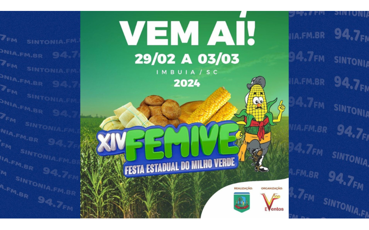 Divulgada a programação oficial da XIV edição da FEMIVE