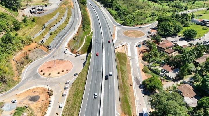 DNIT entrega mais um viaduto na BR-470, em Blumenau