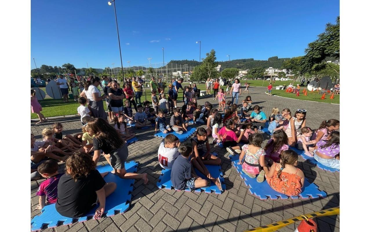 Domingo no Parque em Ituporanga terá passeio ciclístico, atrações infantis e sorteios