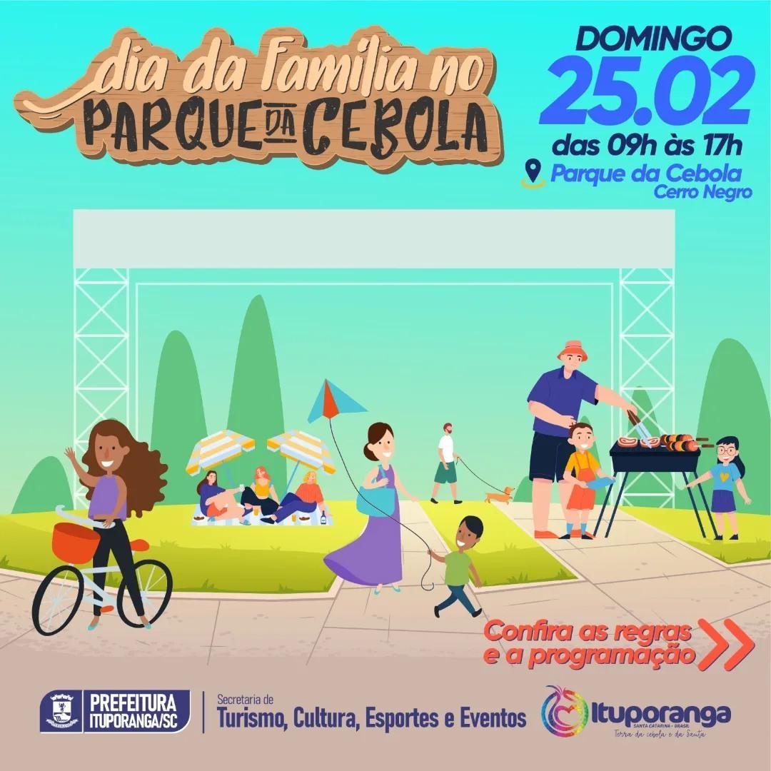 Domingo terá nova edição do Dia da Família no Parque da Cebola