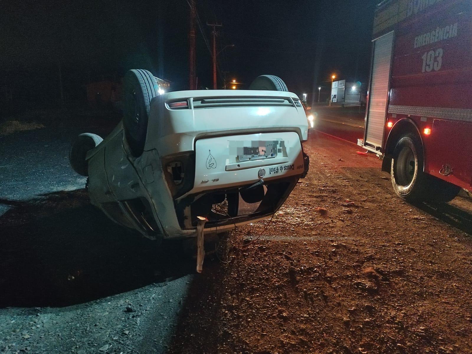 Duas pessoas ficam feridas após colisão na SC-350 em Ituporanga