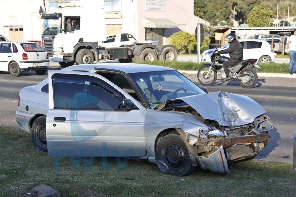 Duas pessoas ficam feridas em acidente na BR-470 em Rio do Sul